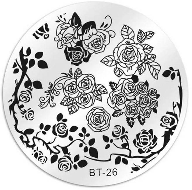 네일아트 동물 세계 영문 단어 네일 스탬핑 플레이트 사각형 템플릿 이미지, 1개, 1. TOOL-BB-1004-BT26