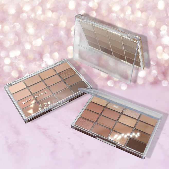 웨이크메이크 소프트 블러링 아이 팔레트, 05 뮤트 코랄 블러링, 1개