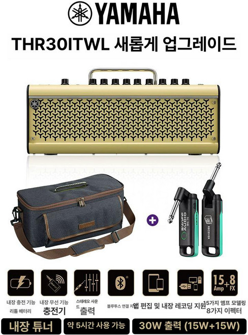 기타용 앰프 연습용 일렉 일렉트릭 일렉기타 스피커 엠프, 1개, THR30ll WL WS 무선 B, 기본 모델명/품번