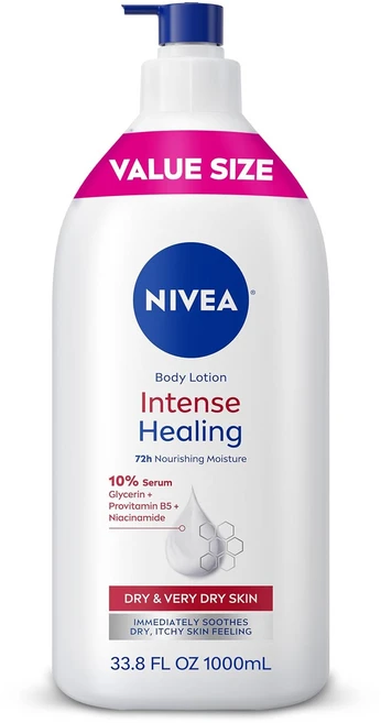 Nivea Intense Healing 니베아 인텐스 힐링 바디 로션 500ml 3팩, 1L, 1개 - 쿠팡