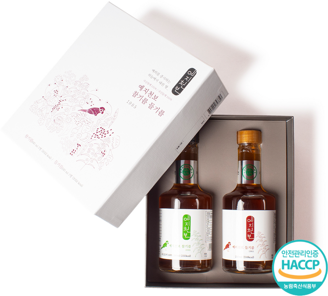 지보농협 예천 참기름 세트 2종 세트 7호, 1개, 240ml