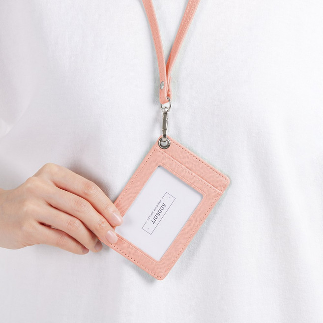 모던 카드 목걸이 카드지갑 교통카드 사원증 출입증 신분증 학생증 네임택 명함 케이스