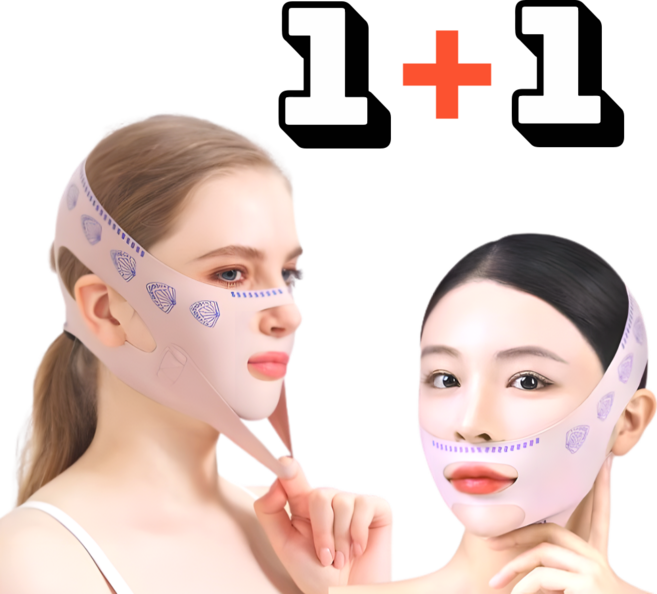 바움데일리 브이라인 리프팅 밴드 턱 선, 2개, 핑크