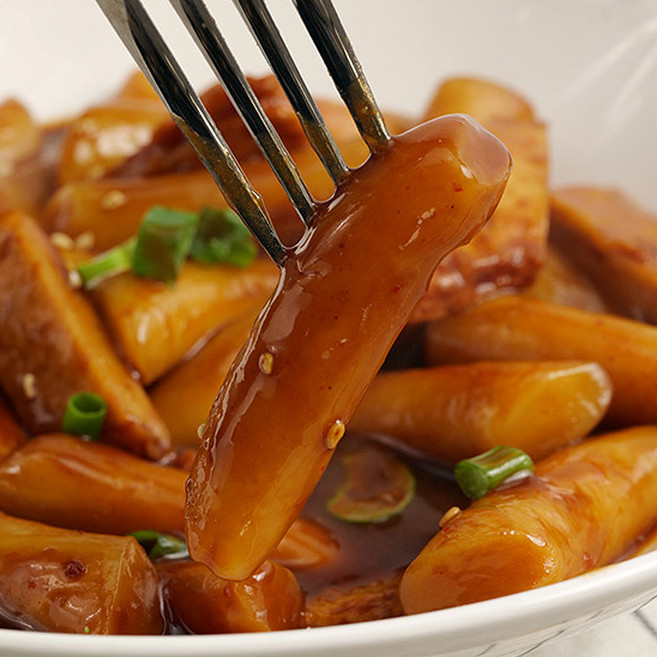 시장 떡볶이 밀키트 2인분 밀떡 볶이 가래 떡볶이 택배 쌀떡 볶이 밀키트, 밀떡볶이, 짜장떡볶이, 1개, 395g