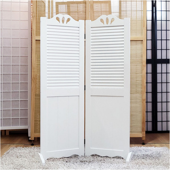 [주식회사 가구야히메] (가구야히메) 갤러리패널 미니 2단파티션, 색상:화이트