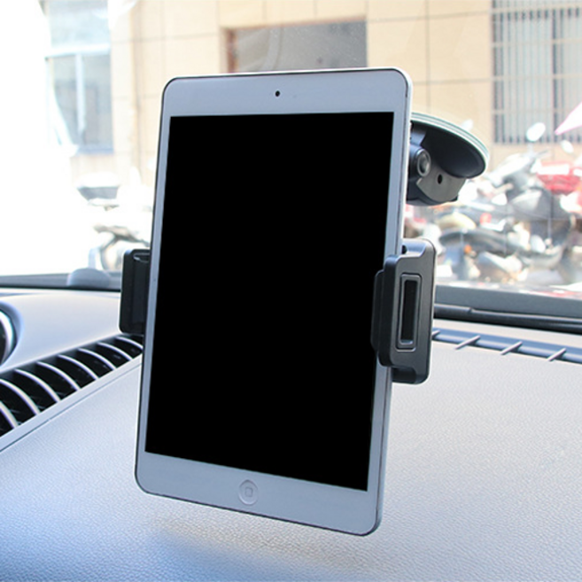 [지넥스] 차량용 태블릿 거치대 대쉬보드 흡착식 갤럭시탭 아이패드 호환 - 운전 중 흔들림 없이 고정, 2-1.차량용 2단 아이패드 거치대, 1개