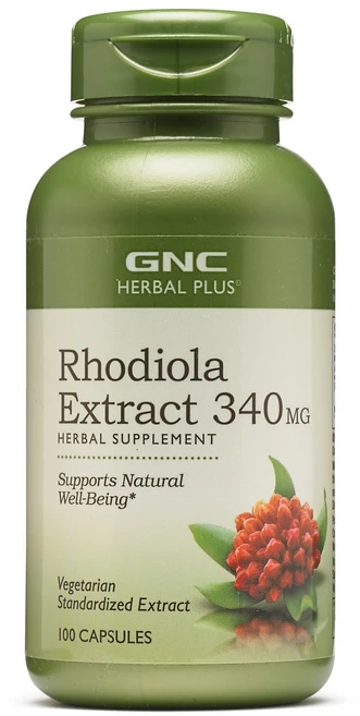 [정품 미국 배송] GNC 허브 로디올라 홍경천 100정 (캡슐) Herbal Plus Standardized Rhodiola 100caps, 1개 - 쿠팡