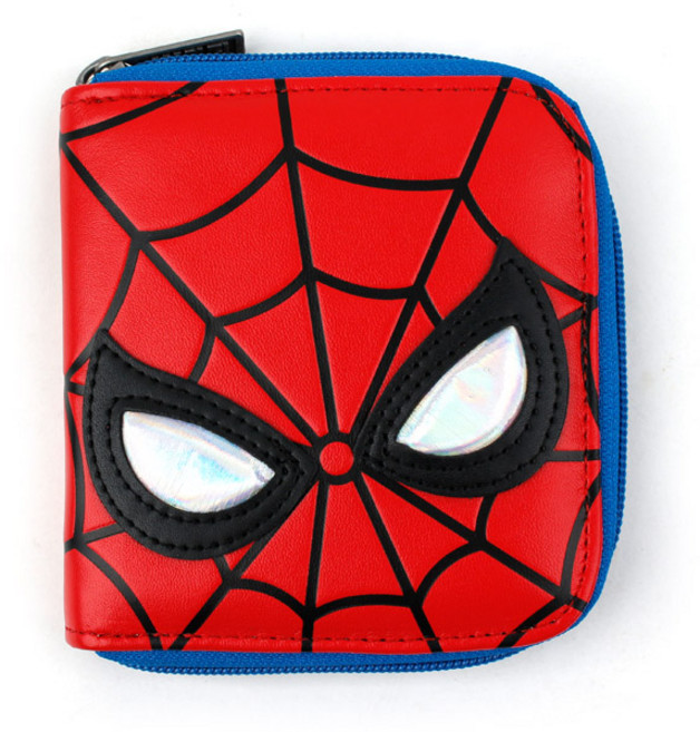 리엘아트 마블 스파이더맨 캐릭터 반지갑 지퍼형 동전지갑 학생지갑
