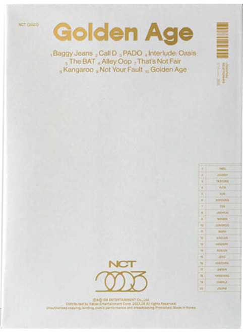 [NCT] 4th Golden age collecting ver. 엔시티 골든에이지 콜렉팅 [버전 선택], Winwin