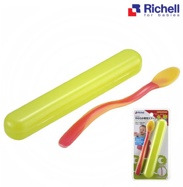 릿첼 소프트 이유식 스푼 + 케이스, 레드, 1개