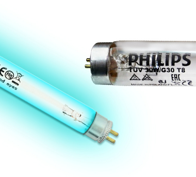 uga123 필립스_자외선램프 자외선살균램프 살균램프 4W 6W 8W 10W 15W 30W, PL_6.필립스자외선램프_30W_G30T10, 1개