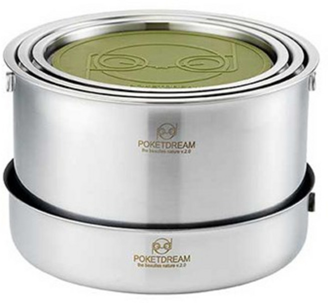 포켓드림 코펠 바닥3중(ProS) 11개 구성품