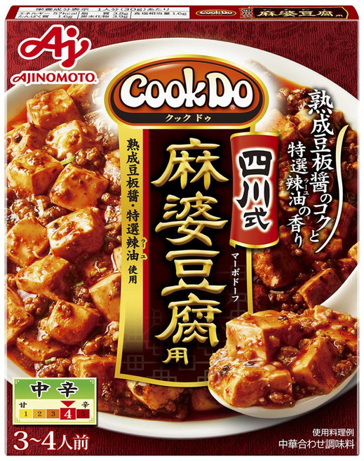 아지노모토 쿡두 사천식 마파두부용 소스 중간 매운맛 3-4인분, 30g, 1개