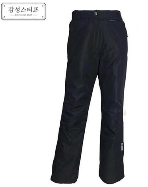 SUB22 여성 스키바지 슬림 스노우 보드 하의 블랙
