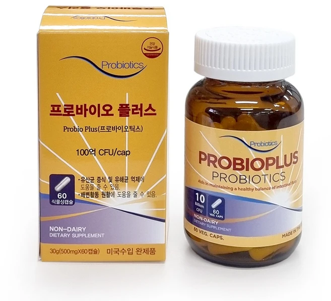 프로바이오플러스 유산균 / 프락토올리고당 온가족장건강지킴이, 60정, 1개 - 쿠팡