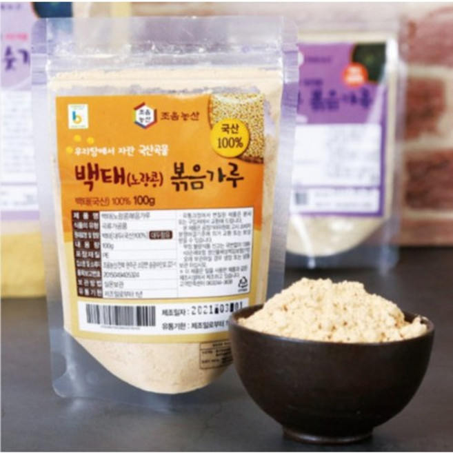 조움 국산 백태(노랑콩) 볶음가루 미숫가루 300g, 1개
