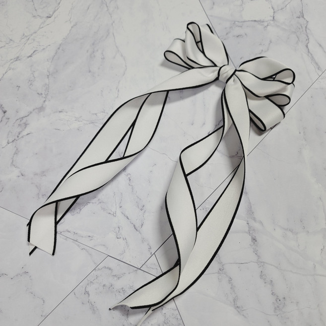 프리미에 실크 골프리본핀 롱리본핀