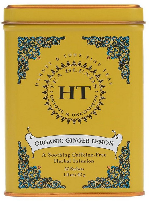 Harney Sons HT Decaf 핫 시나몬 티 티백 20개 40g1.4온스 139244, 20개(1팩), 생강, 2g
