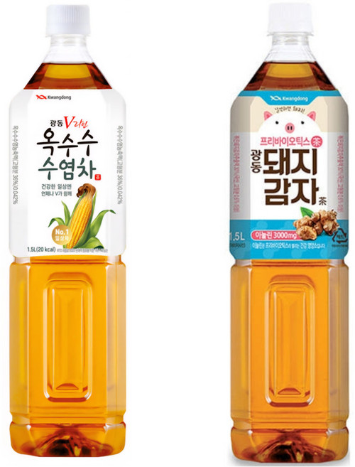 광동제약 돼지감자차, 1.5L, 12개