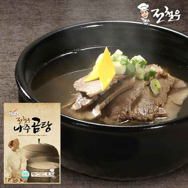 기타 [전철우] 나주곰탕 600g x 8팩, 8개