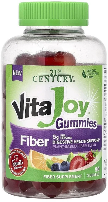 21세기센트리 비타조이 식이섬유 구미젤리 섬유소 프리바이오틱 과일 90개 - 쿠팡