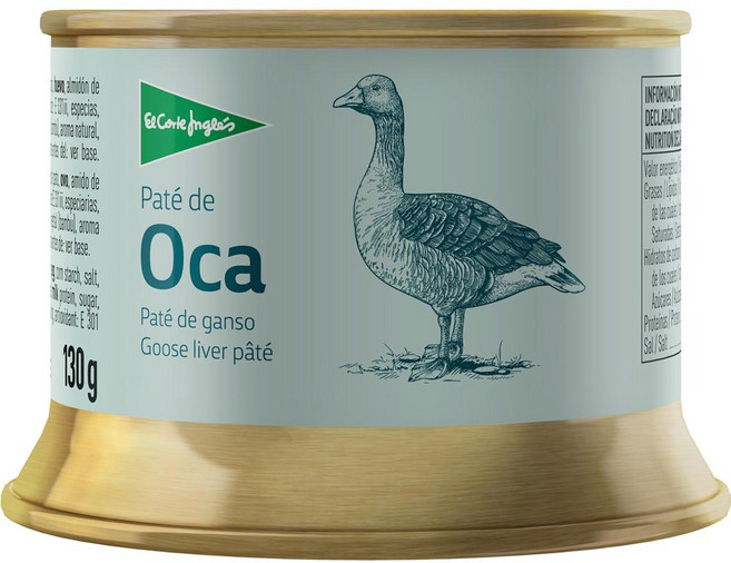 스페인 엘코르테 잉글레스 EL CORTE INGLES duck and goose liver pate 거위 & 오리 간 파테, 6개, 130g