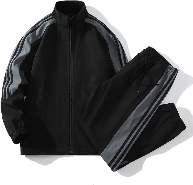 남성 라인 트레이닝 세트 상하의 집업 자켓 조거팬츠 봄가을 운동복 WI134SET