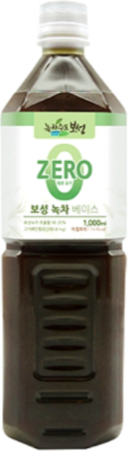 아크바 제로슈가 보성 녹차 베이스, 5개, 1개입, 1L