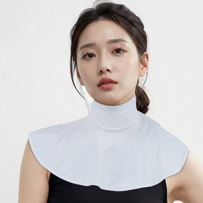 국내제작 여름목토시 쿨 넥워머 여름용 목토시 자외선차단 골프 스포츠 멀티스카프 버프, 화이트, 1개