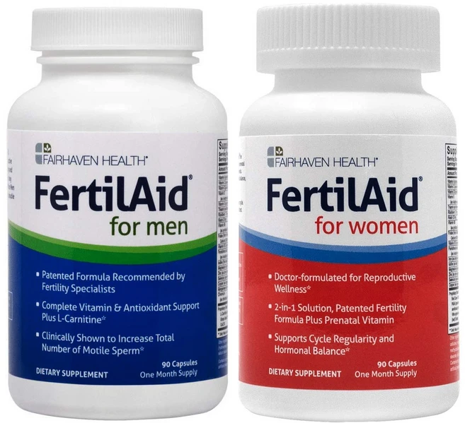 페어헤븐 퍼틸에이트 포 우먼 여성 임신준비 영양제 2종택1 FertiAid for women, 남성용, 1개, 90정 - 쿠팡