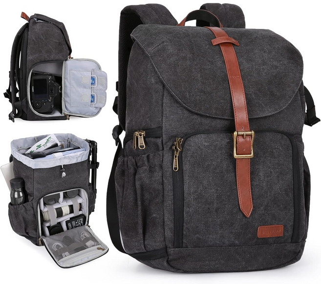 백스마트 애니스톤 카메라 가방 백팩 맨프로토 로우프로 내셔널지오그래픽 픽디자인 매틴, 카키, 1개