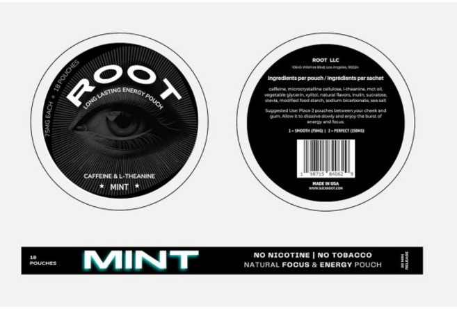 에너지부스터 카페인파우치 루트 누트로픽 에너지 파우치 – 카페인 & L테아닌으로 과 명료성 무설탕 오래 지속되 ZYN 대체품 파인애플 맛 (3개 세트), 3개