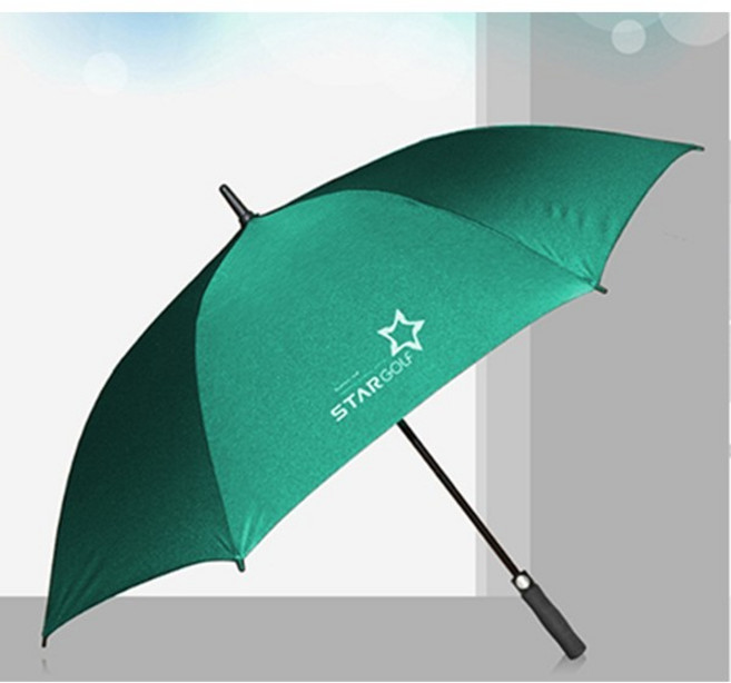 프리미엄 UV차단 초경량 골프우산 양산 자동 의전용 75장우산 스타골프, 녹색