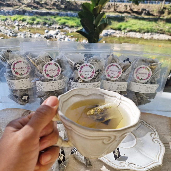 꽃차시대 인진쑥 꽃차 티백, 1세트, 30g, 30개입