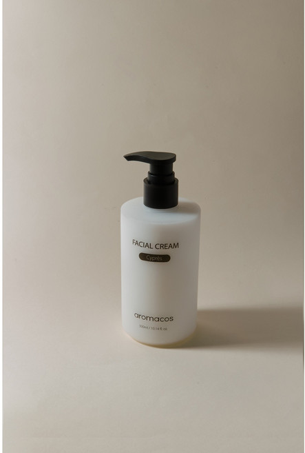 아로마코스 사이프러스 페이셜 크림 편백수 편백오일 페이셜 루틴, 1개, 300ml