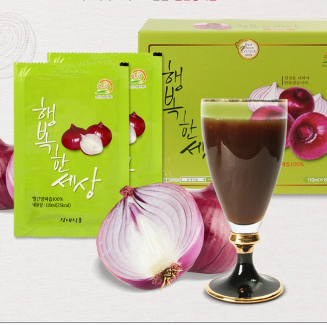 진하고 맛있는 무안 빨간양파즙, 110ml, 120개