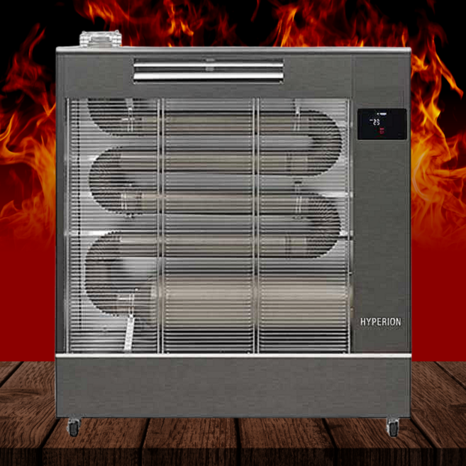 화레이 돈풍기 히페리온 원적외선 튜브히터 곱창난로 대형 석유난로 등유 기름난로 주름관히터 온풍기, 25,000kcal/h