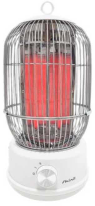 신일 원통형 카본 전기히터, SEH-D800KP(화이트), 화이트