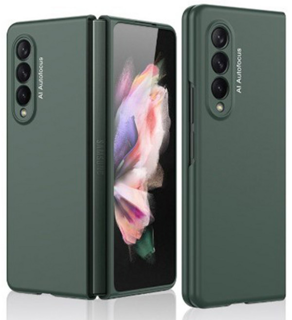 두리케이스 갤럭시 Z 폴드3 풀커버케이스 전면 보호 투명PC 무광케이스