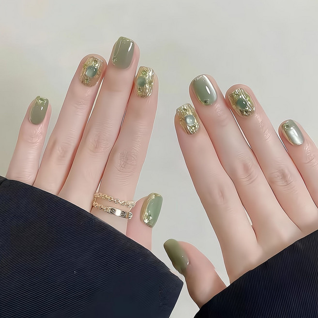 옌츠 네일아트 셀프 네일팁 인조손톱, 1개, 사진색 G