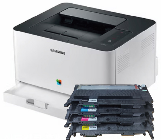 삼성 컬러 레이저 프린트 SL-C513 (토너포함) 가정용 업무용 사무용 소형 프린트기 호환용