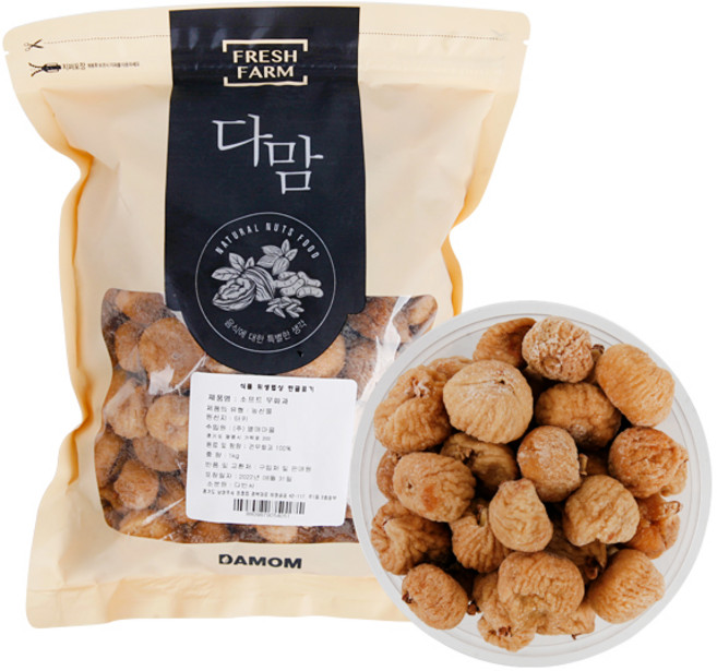 반건조 무화과 (미니) 1kg소프트무화과, 반건조 무화과 (미니) 1kg, 1개