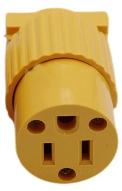 미국 15A NEMA 5-15P 6-15P 미국 산업 방수 배선 플러그 커넥터 분리형 어셈블리 인라인 전원 코드 플러그, 01 미국 플러그, 08 L5-15R Socket