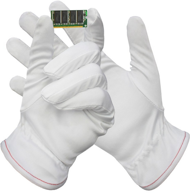장갑이네 작업용 극세사 장갑 정전기 방지 정밀작업 제품검사 크린룸용, 1개, L 10켤레