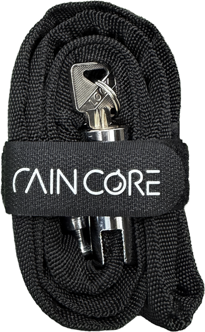 레인코어 자전거 자물쇠 초경량 방탄섬유 와이어락 열쇠 최대200센치 (키타입), 1개, 150cm