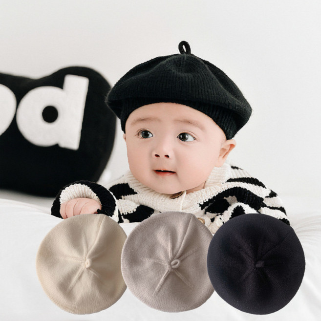 KC인증 아기 베레모 니트 돌 두돌