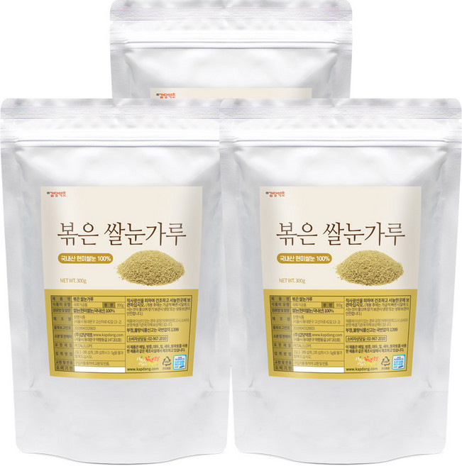 갑당약초 현미 쌀눈가루, 3개, 300g