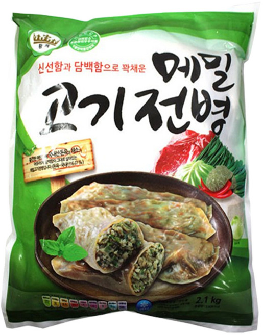 (무)(냉동)준푸드식품 메밀고기전병2.1kgX5개, 2.1kg, 5개