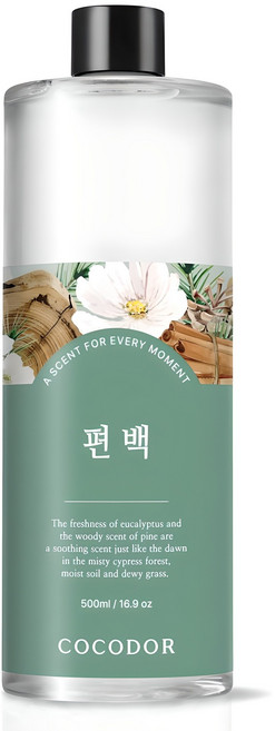 코코도르 대용량 디퓨저 리필, 편백, 500ml, 1개