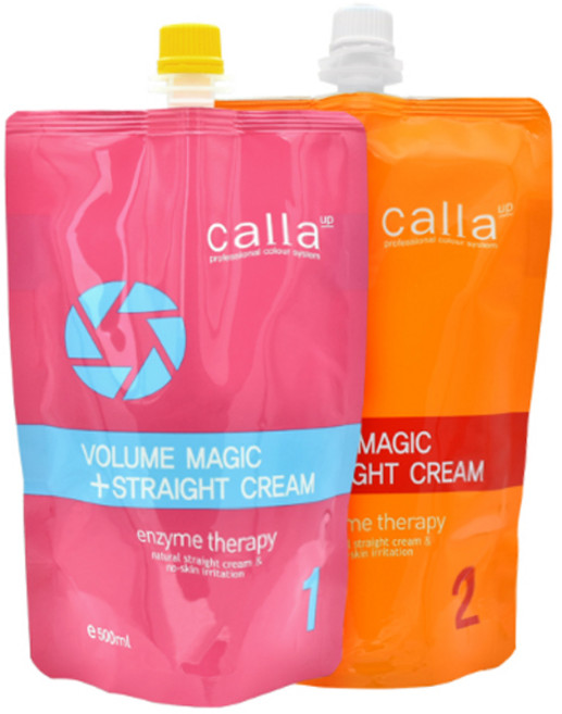 새롬 칼라 볼륨 매직 스트레이트 500ml 다운펌, 1